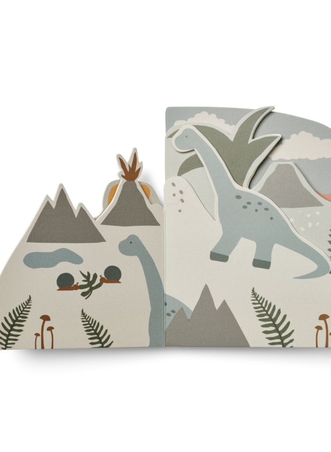 Liewood - Jade Special Shape Book Dino / Sandy