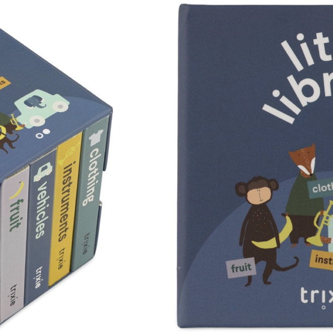 Trixie - Kleine bibliotheek - Kleding / fruit / voertuigen / instrumenten