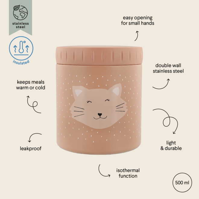 Trixie - Isothermische voedselpot 500 ml - Mrs. Cat