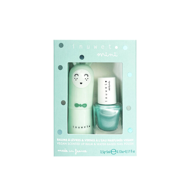 INUWET - Duo aqua lip balm & nail polishes