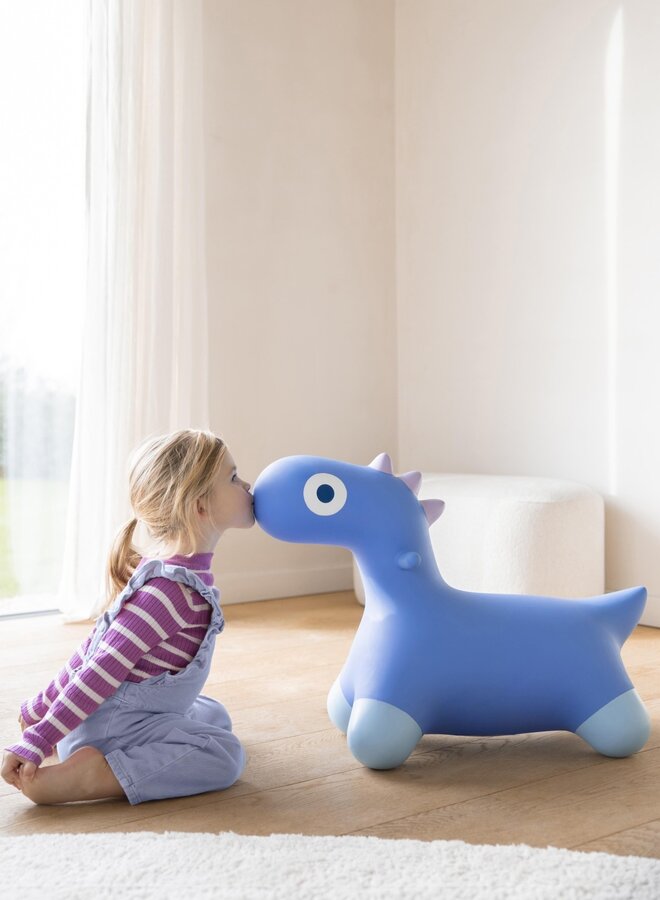 Quut Hoppi - Bouncing Dino Cosmic blue