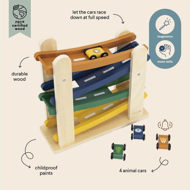 Copy of Trixie - Houten Activiteitenring Met Siliconen - Mrs. Cat