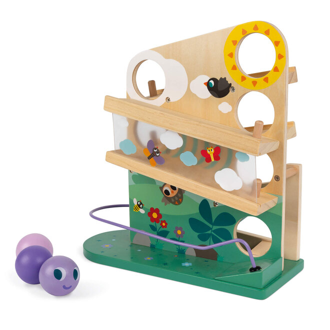 Janod - Caterpillar Ball Track (wood)