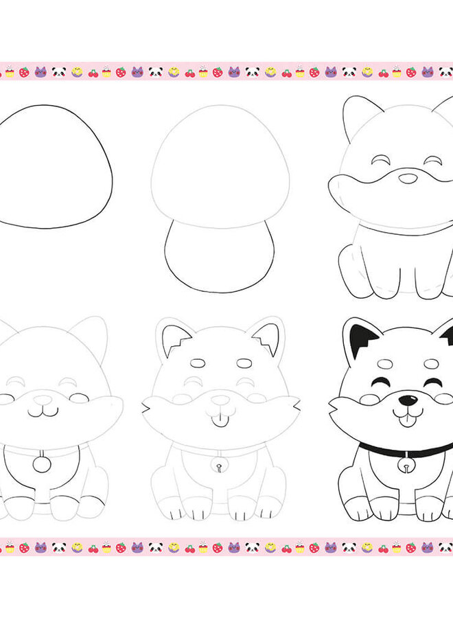 Janod - Creative Drawing Box 20 Kawaii