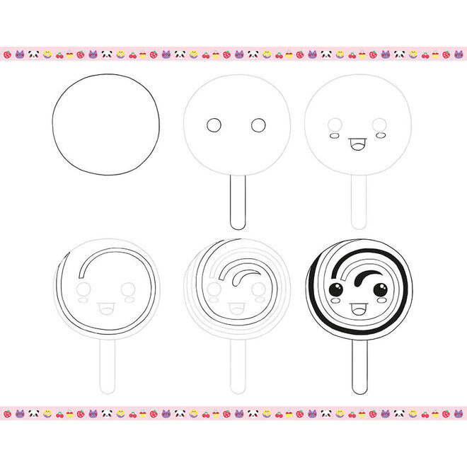 Janod - Creative Drawing Box 20 Kawaii