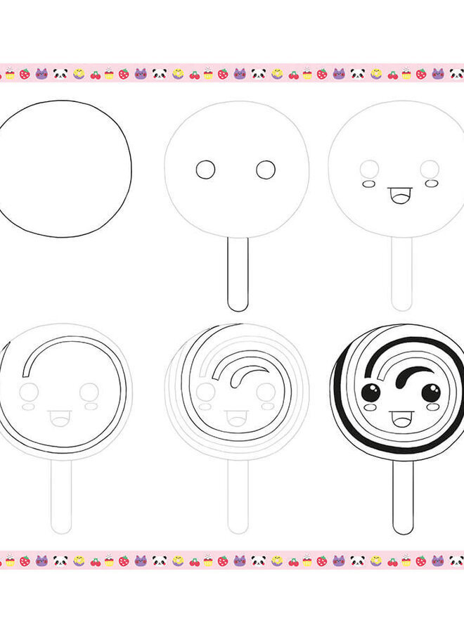 Janod - Creative Drawing Box 20 Kawaii
