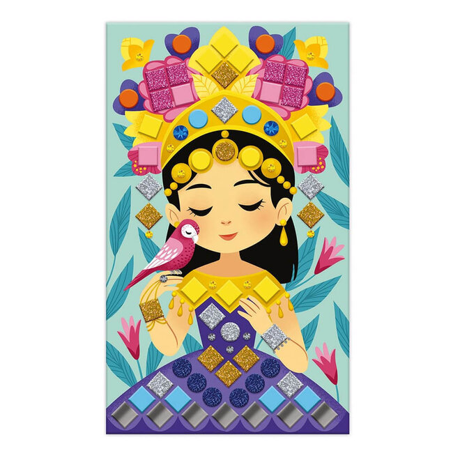 Janod - Creative Kit - Princesses and Fairies Mosaics Set