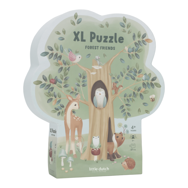 Little Dutch - Vloerpuzzel - Forest Friends FSC