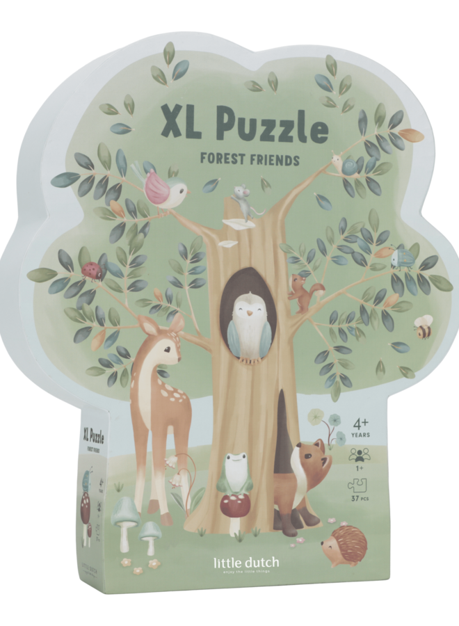 Little Dutch - Vloerpuzzel - Forest Friends FSC