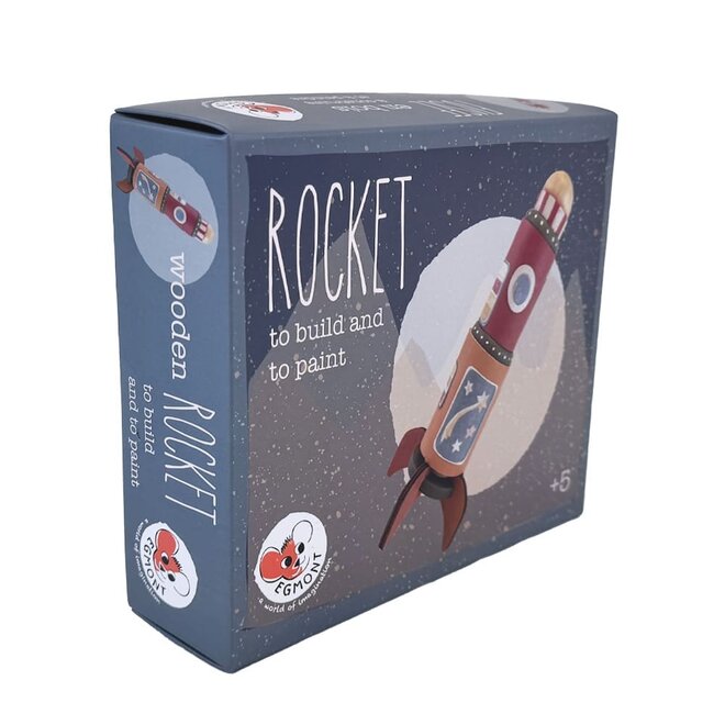 Egmont Toys - Houten raket om te verven
