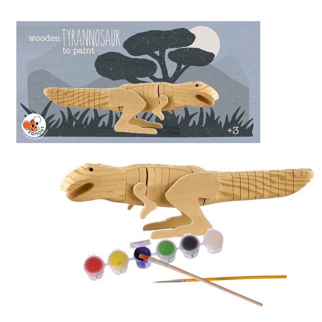 Egmont Toys - Houten tyranosaurus om te verven