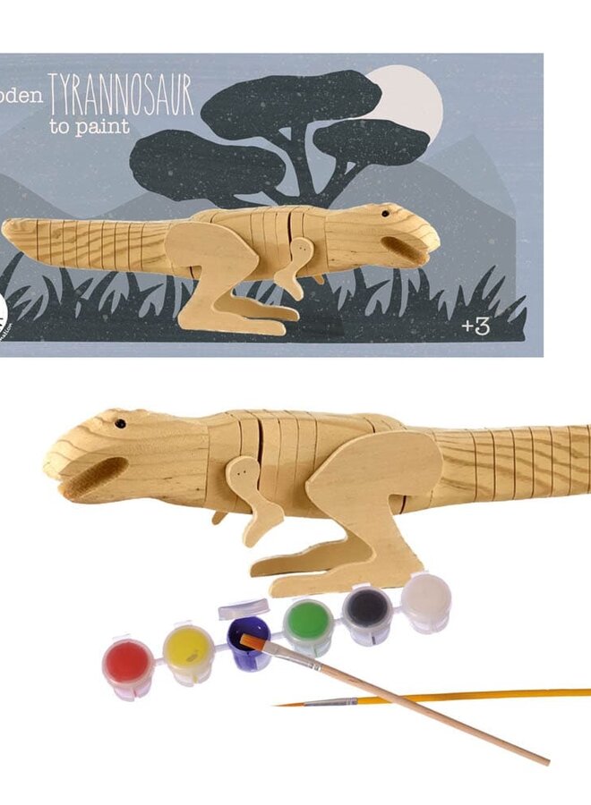 Egmont Toys - Houten tyranosaurus om te verven