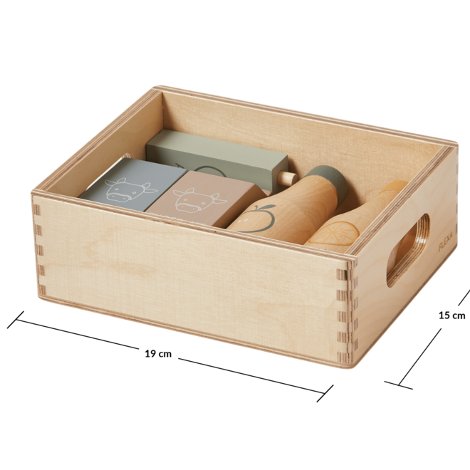 Flexa - Houten boodschappen