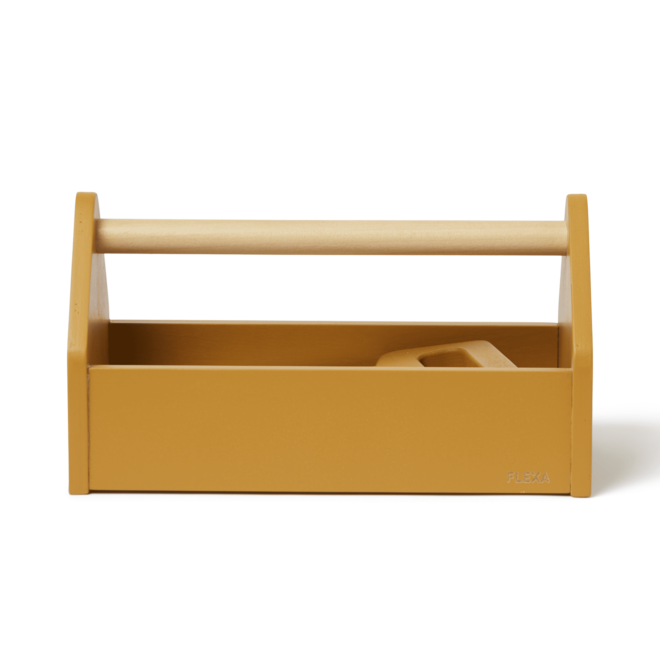 Flexa - Houten gereedschapskist - Mosterd