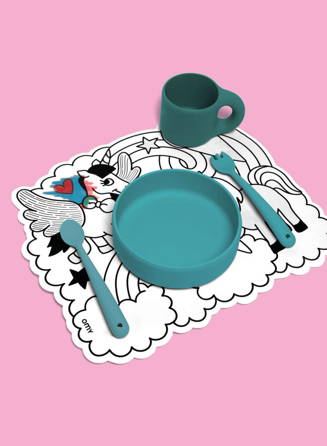 OMY - Lily magic water coloring placemat