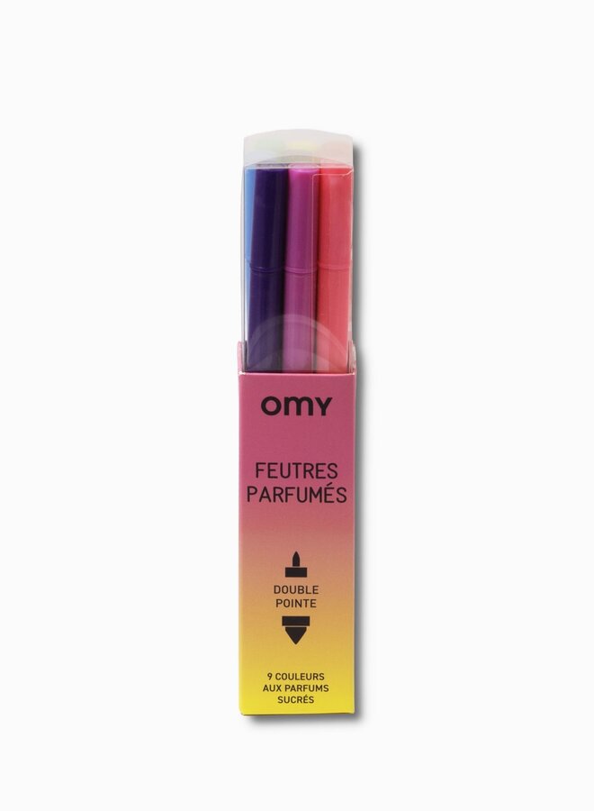 OMY - Kleurstiften met geur (9 kleuren)