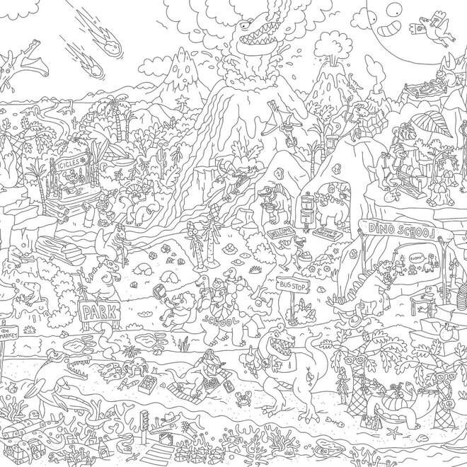 OMY - Dinos - Giant Poster