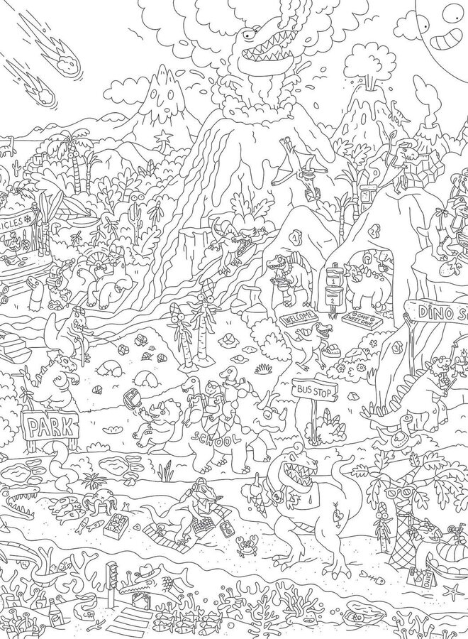 OMY - Dinos - Giant Poster