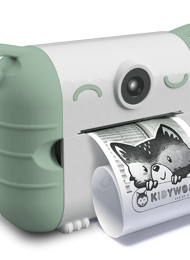 KIDYPRINT Fototoestel met thermische printer groen