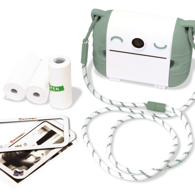 KIDYPRINT Fototoestel met thermische printer groen