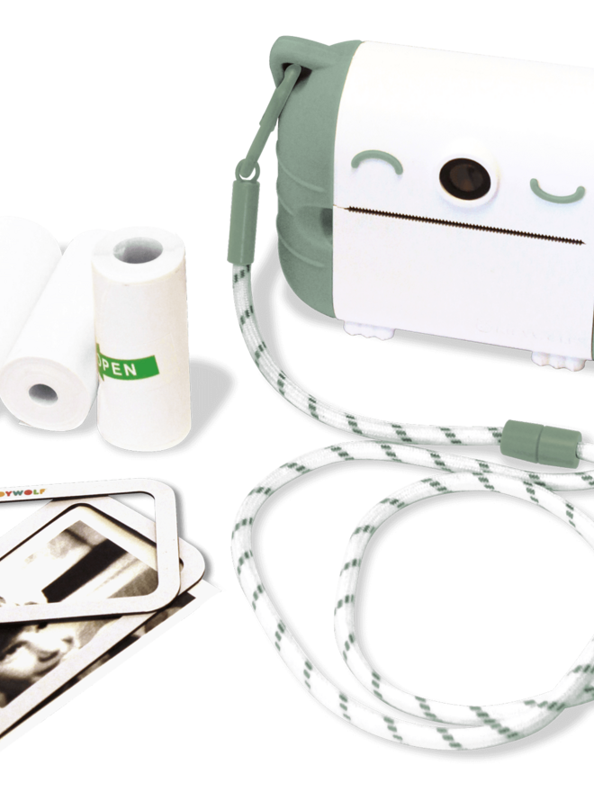 KIDYPRINT Fototoestel met thermische printer groen