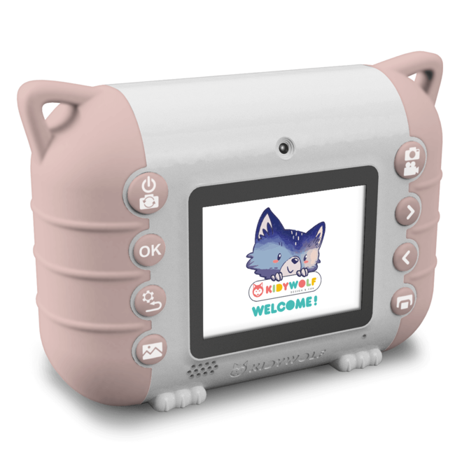 Kidywolf - KIDYPRINT Fototoestel met thermische printer roze