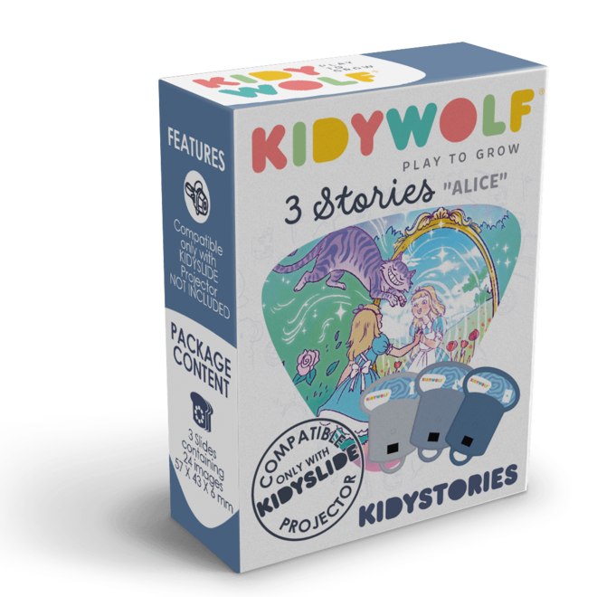 Kidywolf - KIDYSTORIES Alice in Wonderland voor KIDYSLIDE
