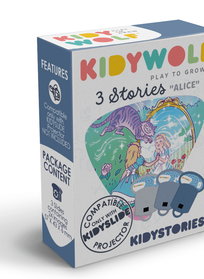 Kidywolf - KIDYSTORIES Alice in Wonderland voor KIDYSLIDE