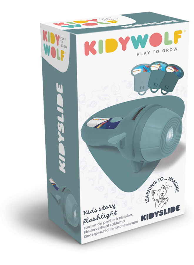 Kidywolf - KIDYSLIDE Verhalenlamp "Avontuur"