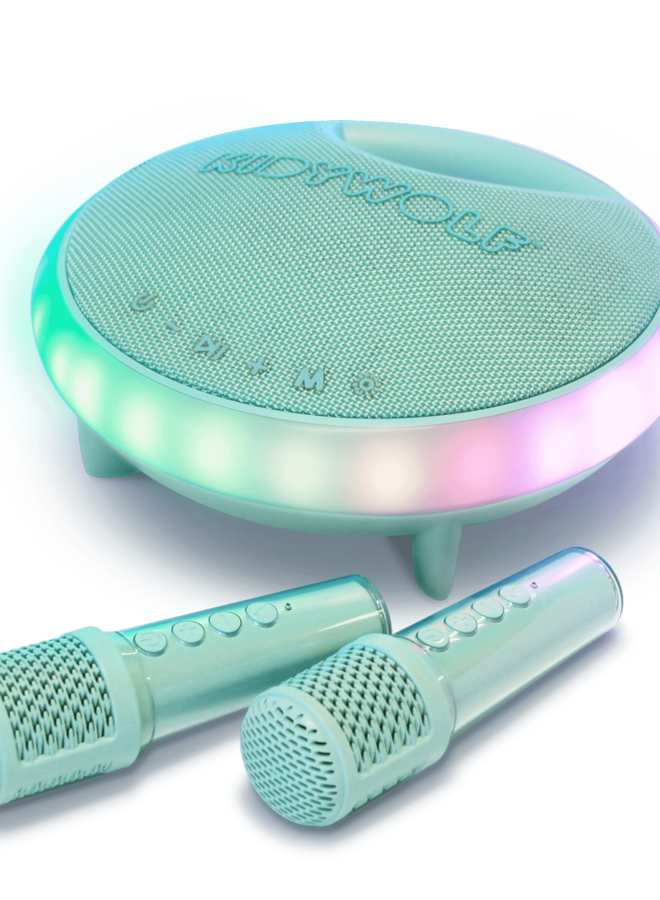 Kidywolf - KIDYKARAOKE karaoke luidspreker met 2 microfoons