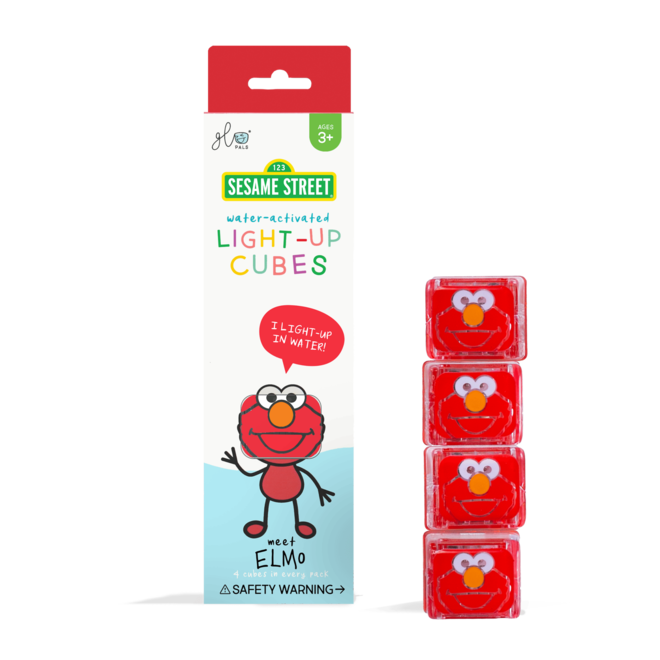 Glopals light up cubes 4pc Elmo