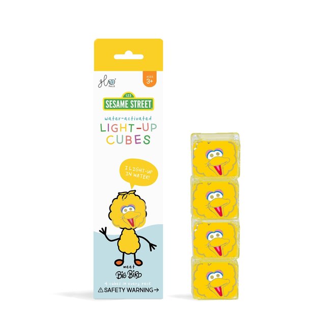 Glopals light up cubes 4pc Bigbird