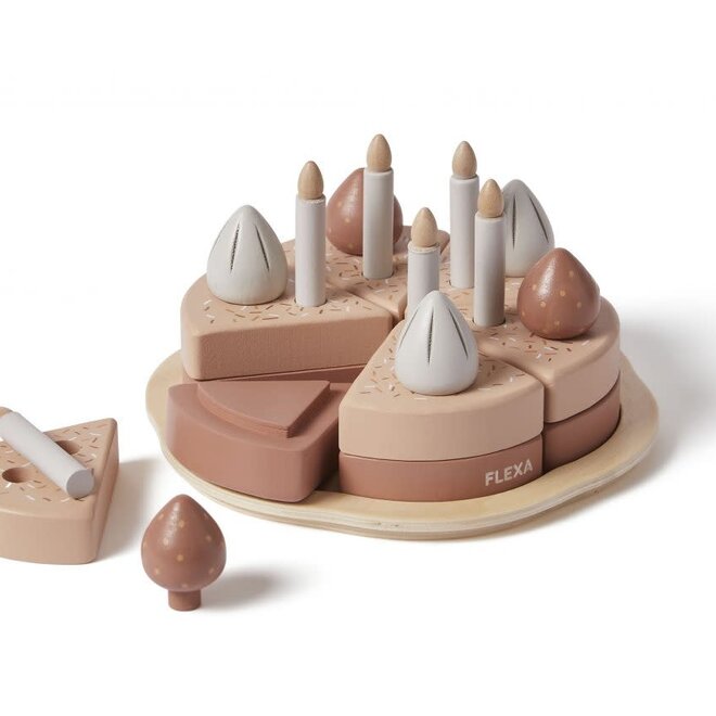 Flexa - Houten verjaardagstaart