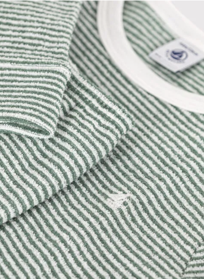 Petit Bateau - Pyjama Badstof met streepjes
