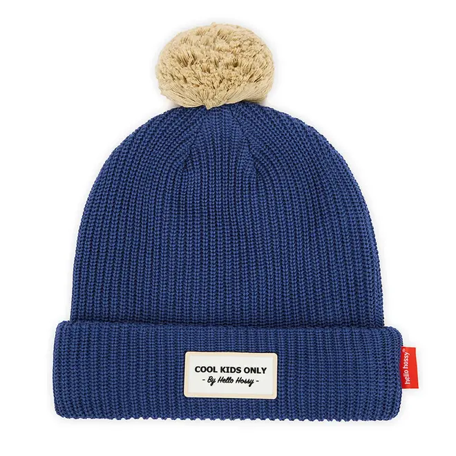 Hello Hossy - Color block beanie - Block night