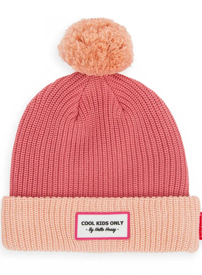 Hello Hossey - Color block beanie - Block bush