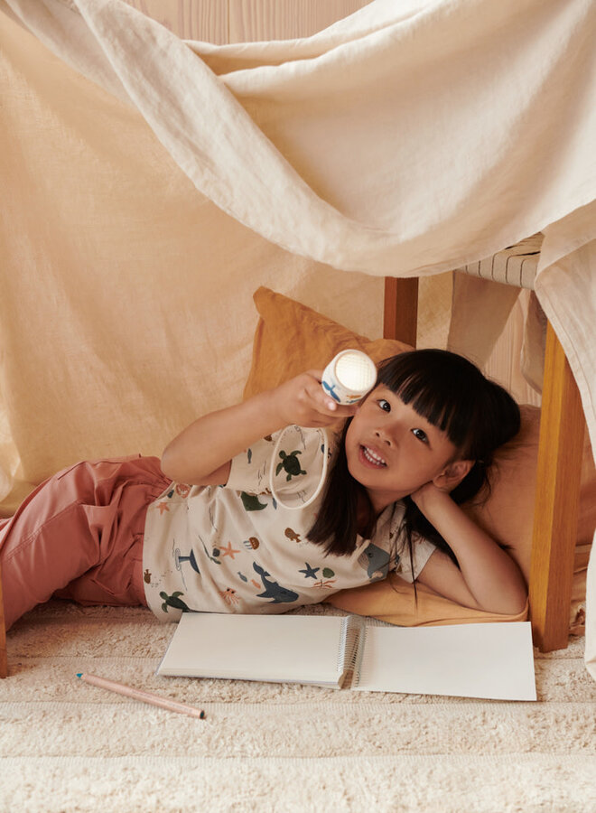 Liewood - Gry Printed Flashlight - Dinosaurus / Mist
