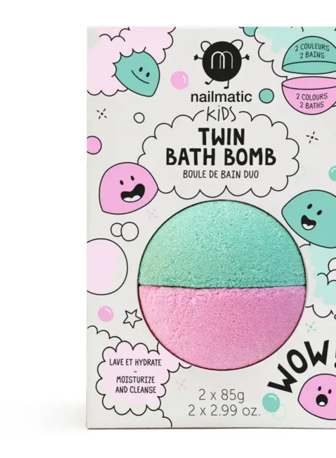 Nailmatic - Bath Bomb - Pink & Lagoon Green