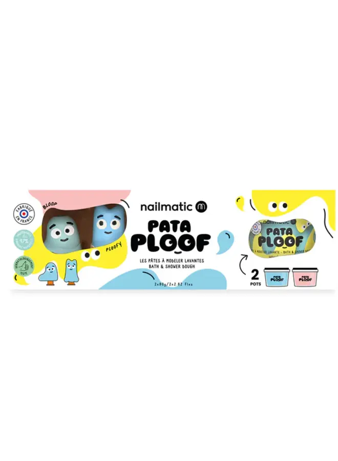 Nailmatic - Duo Soap Dough Blue & Pink + 2 Friends