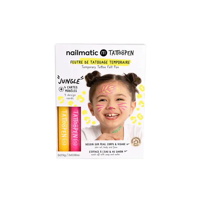 Nailmatic - Kit Tattoopen Jungle + 5 cards