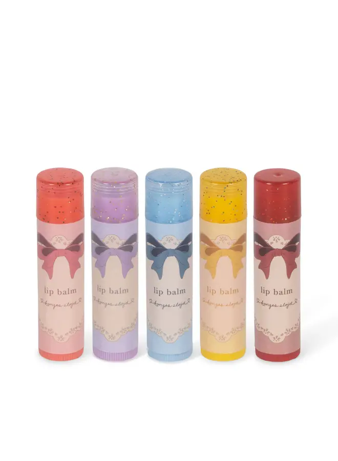 Konges Slojd - Lip Balm Glitter 5 pieces Display 12 pieces