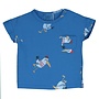 Lötiekids - Baby t-shirt shortsleeve - Seagull all over Royal blue