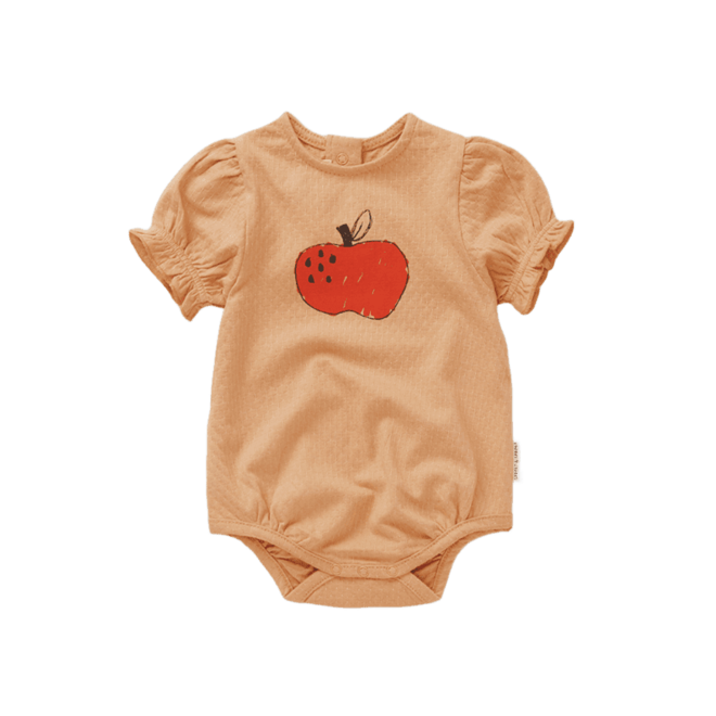 Sproet & Sprout - Romper balloon sleeve apple Nectarine
