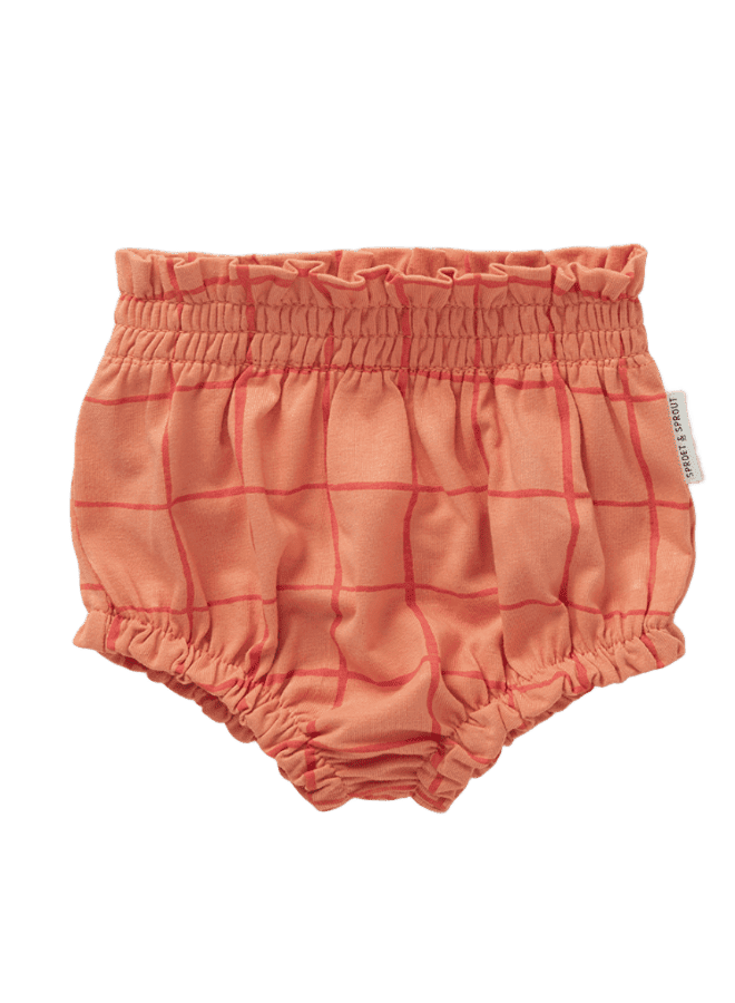Sproet & Sprout - Smock bloomer check print Blush