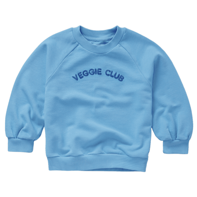 Sproet & Sprout - Raglan sweatshirt veggie club Breezy blue