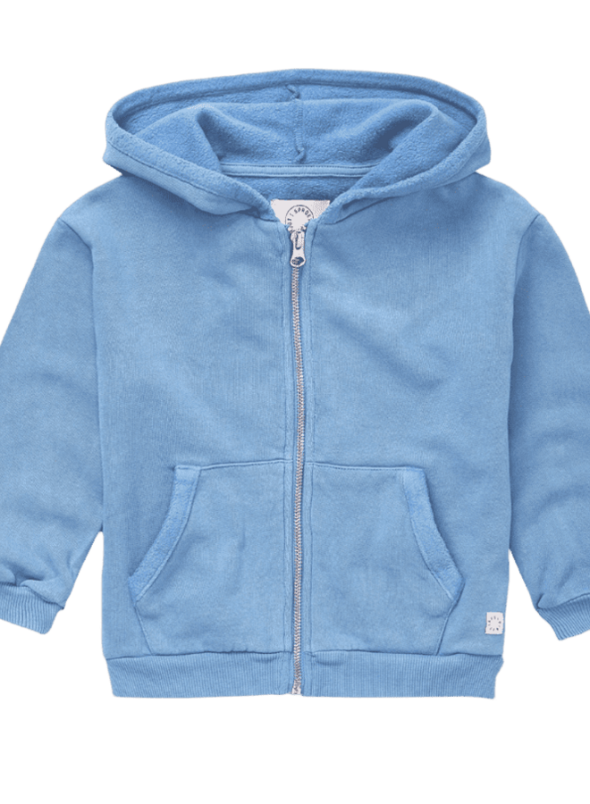 Sproet & Sprout - Hooded cardigan sproet Breezy blue