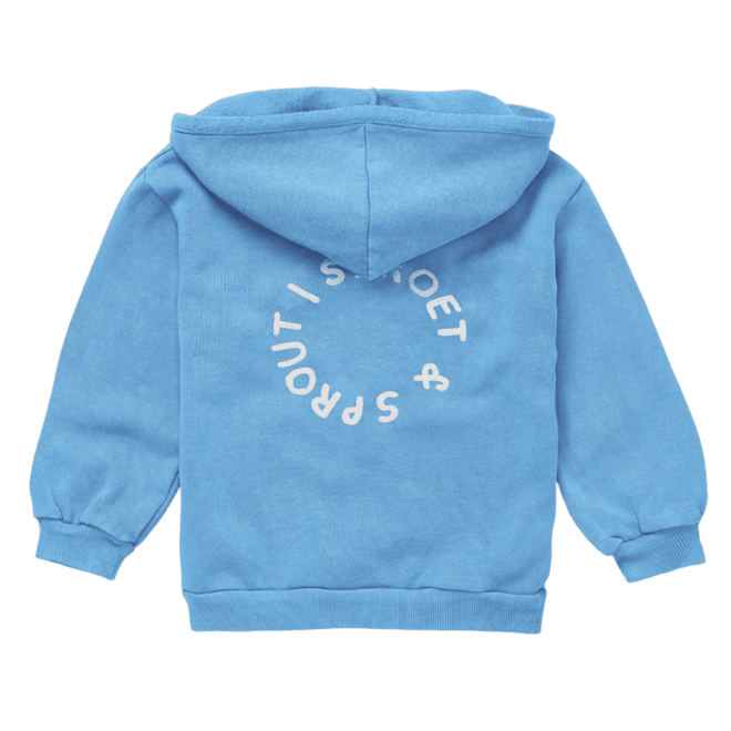 Sproet & Sprout - Hooded cardigan sproet Breezy blue