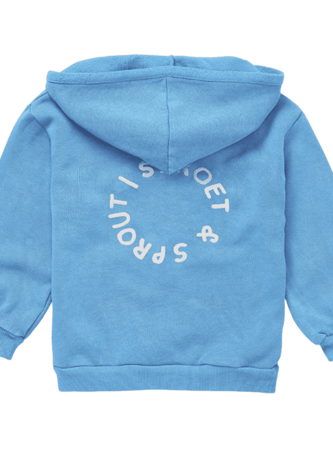 Sproet & Sprout - Hooded cardigan sproet Breezy blue