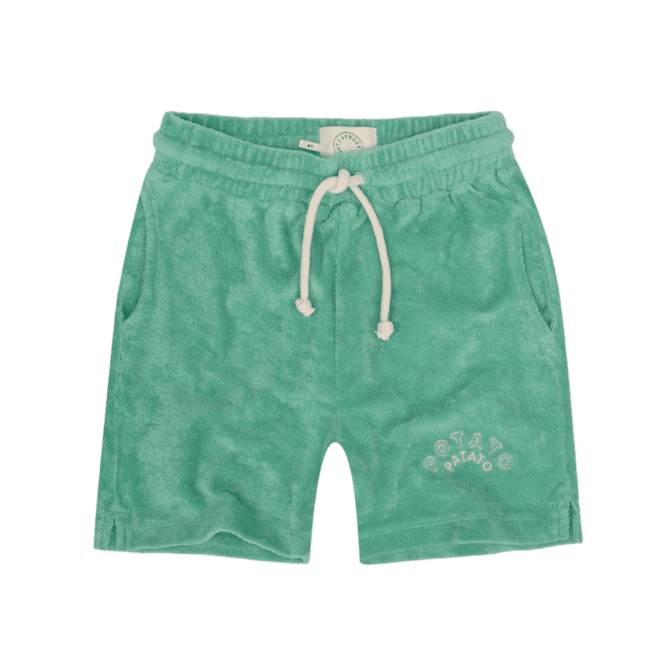Sproet & Sprout - Terry bermuda shorts Botanical green
