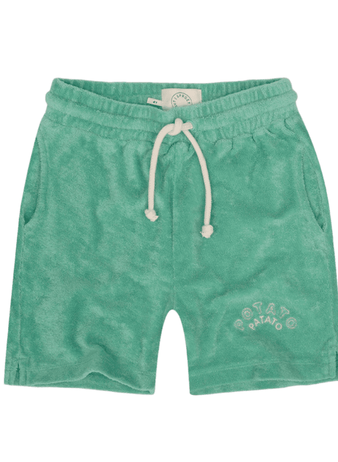 Sproet & Sprout - Terry bermuda shorts Botanical green